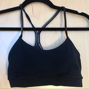 Lulu lemon black racerback sports bra